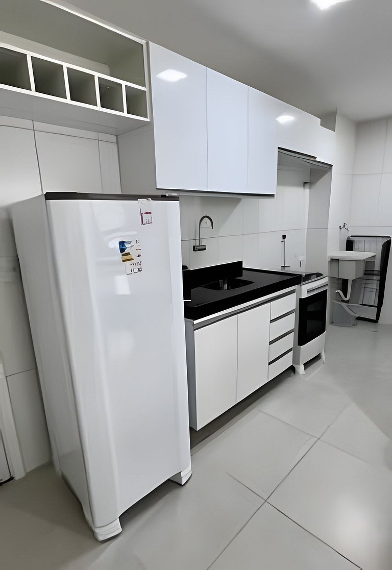 Apê 100 metros do mar - Praia