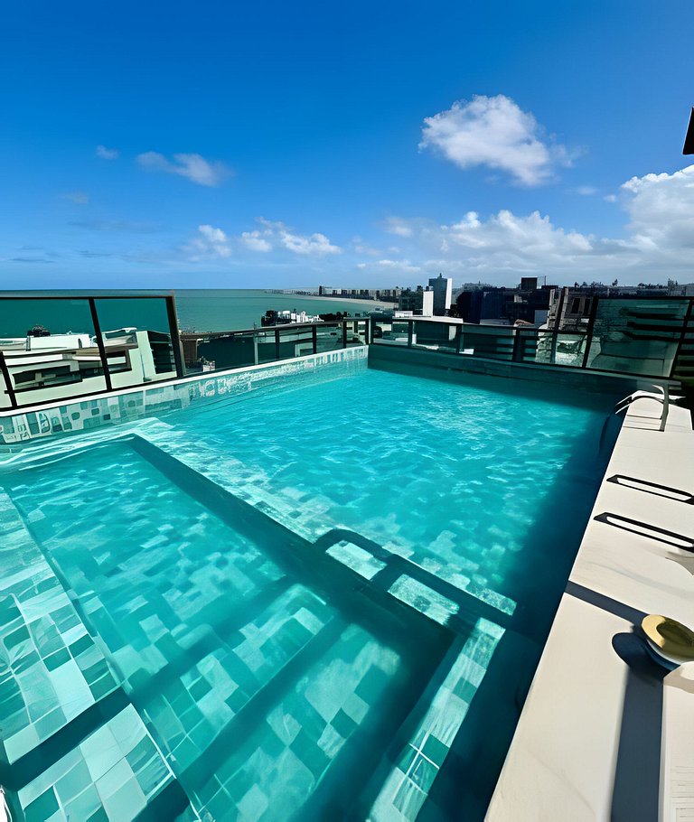 Apê 100 metros do mar - Praia