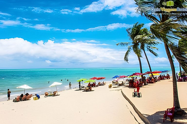 Apê 100 metros do mar - Praia