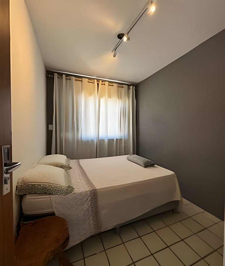 Cobertura beira mar piscina privativa, 5 quartos, ar condici