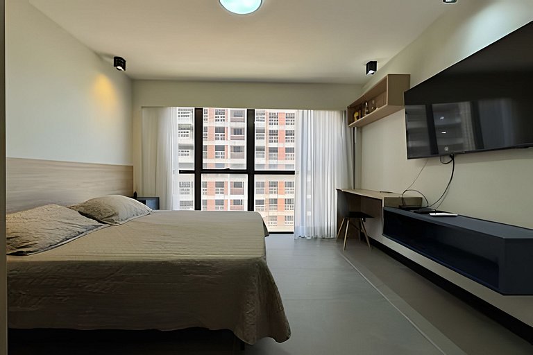 Loft beira-mar. Seu refúgio em Maceió!