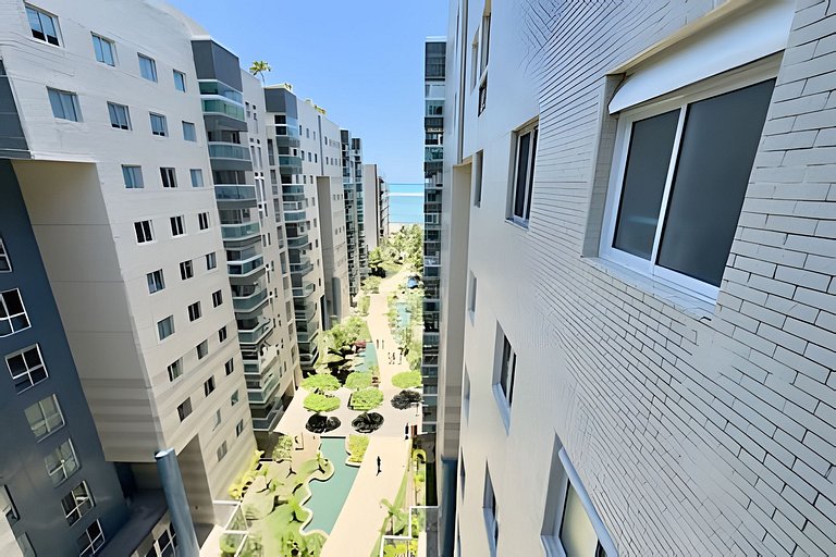 JTR - Beira Mar, apê até 4 pessoas c/ ar e piscina