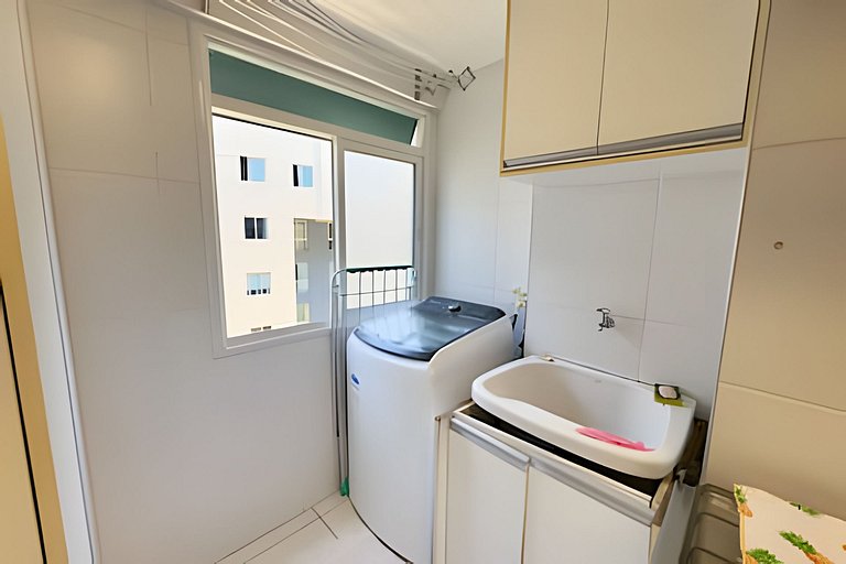 JTR - Beira Mar, apê até 4 pessoas c/ ar e piscina