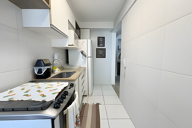 JTR - Beira Mar, apê até 4 pessoas c/ ar e piscina