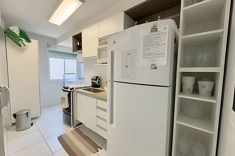 JTR - Beira Mar, apê até 4 pessoas c/ ar e piscina