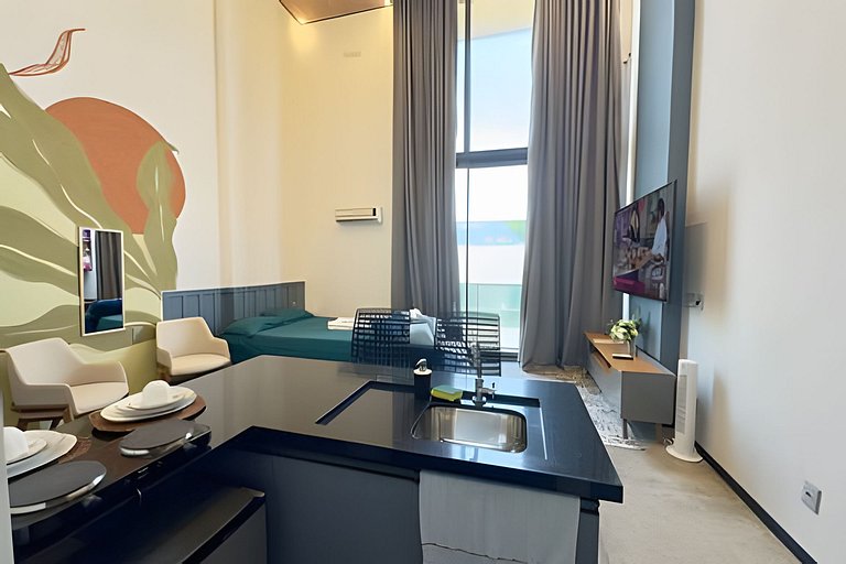 A melhor vista de Maceió c/ A/C, TV, piscina