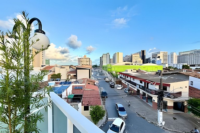 Cobertura exclusiva com piscina privativa e A/C