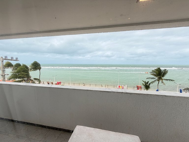 Cobertura beira mar piscina privativa, 5 quartos, ar condici