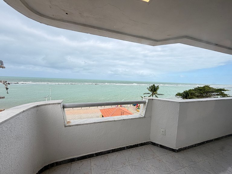 Cobertura beira mar piscina privativa, 5 quartos, ar condici