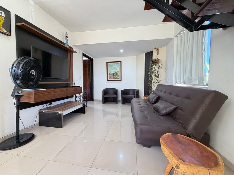 Duplex 111:  beira-mar Pajuçara