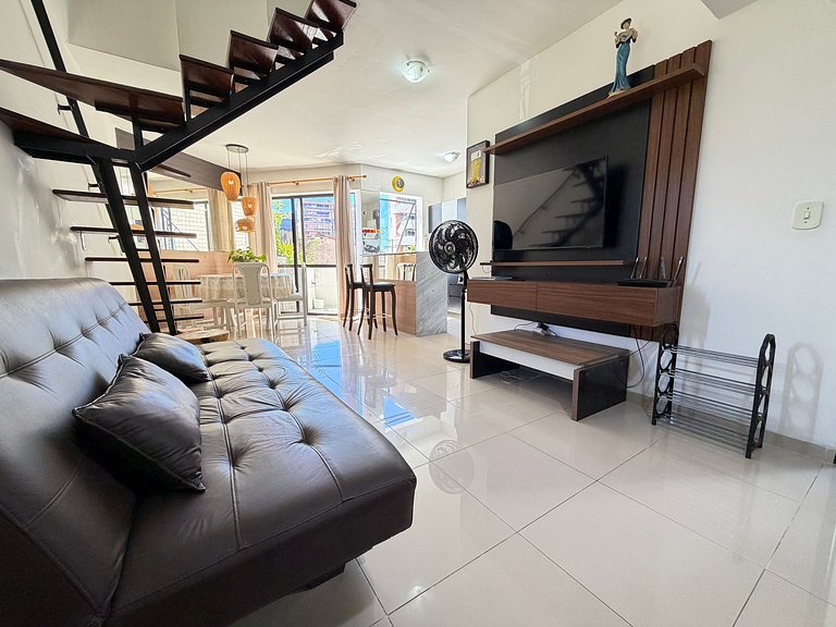 Duplex 111:  beira-mar Pajuçara